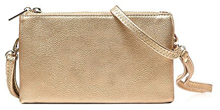 Long & Son Women's Small Clutch, Wristlet, Shoulder,Cross-Body Bags 3141-1