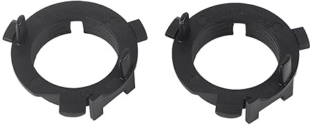 Keenso Auto Scheinwerfer Halter, 1 Paar H7 LED Scheinwerfer Lampen Adapter Halter Scheinwerfer Lampenfassung Halter Adapter Ersatz für K3 K4 K5 Sorento GREENWAY