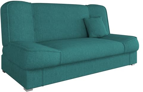 Mirjan24 Schlafsofa Gemini mit Bettkasten, 3 Sitzer Sofa, Couch mit Schlaffunktion, Bettsofa Schlafsofa Polstersofa Farbauswahl Couchgarnitur (Enjoy 17)