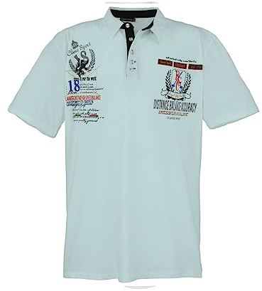 Lavecchia Übergrößen Poloshirt Herren Polo Shirts Kurzarm Shirt LV-2038