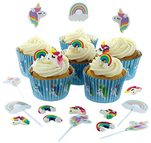 Culpitt Unicorn Cupcake Decorations, 0.16 g