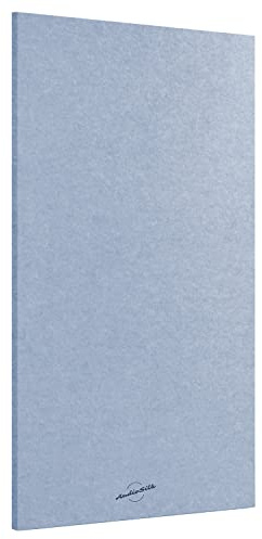 AudioSilk Acoustic Panel, Large, 116 x 58cm, Pale Blue