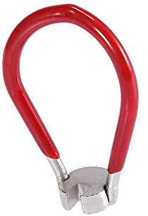 A ABSOPRO Fahrrad Speichen Schrauben Schlüssel 3.7mm Reparatur Werkzeug Rot