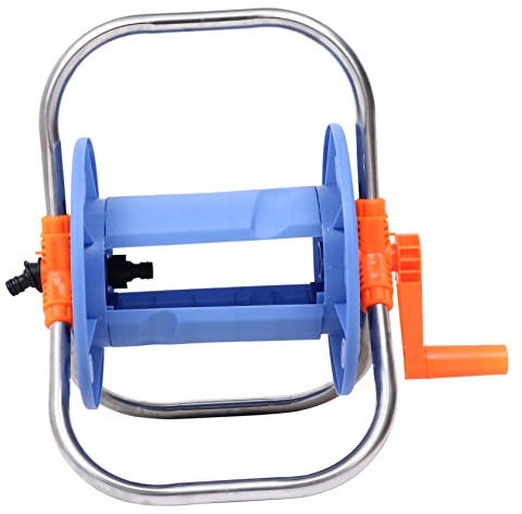 Homoyoyo Wickelrahmen für Wasserrohre Halter für Wasserpfeifen Schlauch Seil Lagerregal Schlauchhalter Schlauchaufroller Schlauchwagen Rohrgestell Rohrtrommel Halterung rotieren Plastik