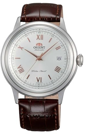 Orient Classic Bambino V2 – Herrenuhr mit automatischem Handaufzug, Elegantes Lederarmband, AC00