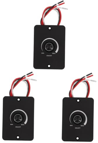 SEWOART 3 Led Da 12 Volt Per Camper Camper Camion Controllo Manuale Della Manopola