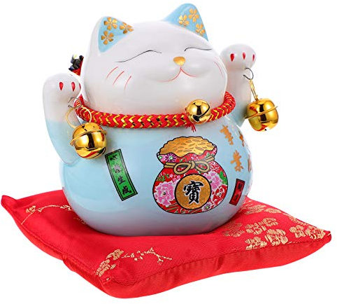 Happyyami Mini-Katzen-spardose Aus Keramik Sparschwein Katzen-spardose Für Jungen Und Mädchen Pädagogisches Spielzeug