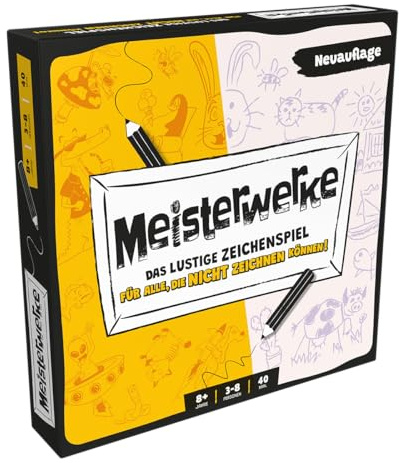 Asmodee, Meisterwerke (Auflage 2025), Kreatives Partyspiel, Deutsch