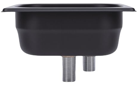 Oytrui Automatic Pitcher Rinser, Stainless Steel Embedded Cup Washer, for Home and Commercial Kitchen Use (Black)