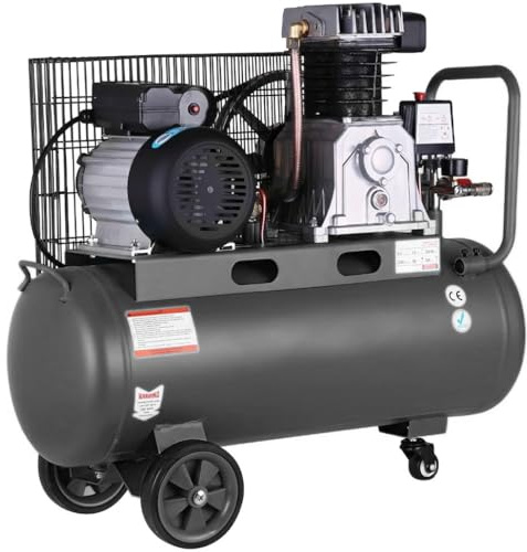Compresor de aire profesional con certificado CE por correa, 150 litros 3 CV 8 Bares