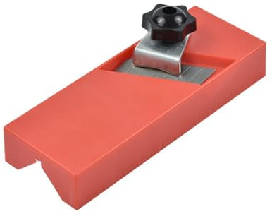 Desikixudy Rabot pour biseautage de plaques de plâtre - Rabot à bois à 45 degrés pour le travail du bois - Rabot d'angle pour biseautage en bois en forme de V