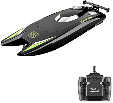 Goolsky 805 RC-Boote für Kinder Erwachsene 25 km/h Hochgeschwindigkeits-Rennboot 2-Kanal-Fernbedienungsboote für Pools Rennboot