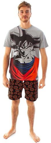 Dragon Ball Z Goku Personaggio Maschile Pigiami o opzioni per Le Gambe Lunghe M