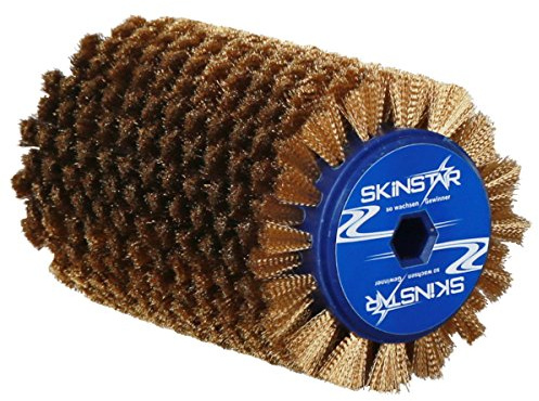 SkinStar Belagbürste Rotorbürste Skibelag-Bürste Speed Brush Kupfer Bronze 100mm
