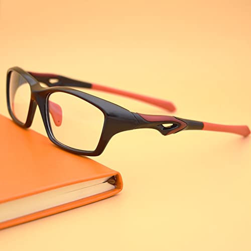 XFAK Herren Sportbrille Sonnenbrille Progressive Multifokale Lesebrillen Photochrome Sonnen Leser Bifokale Lesebrille Verstellbare Bügel (Color : Red, Size : 1.0X)