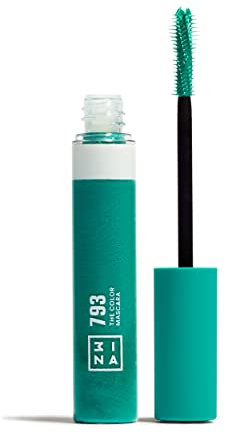 3INA MAKEUP - The Color Mascara 793 - Türkis Wimperntusche mit Keratin - Umfang und Definition - Bunte Wimperntusche für Empfindliche Augen und Langanhaltend - Hochpigmentiert - Vegan - Cruelty Free
