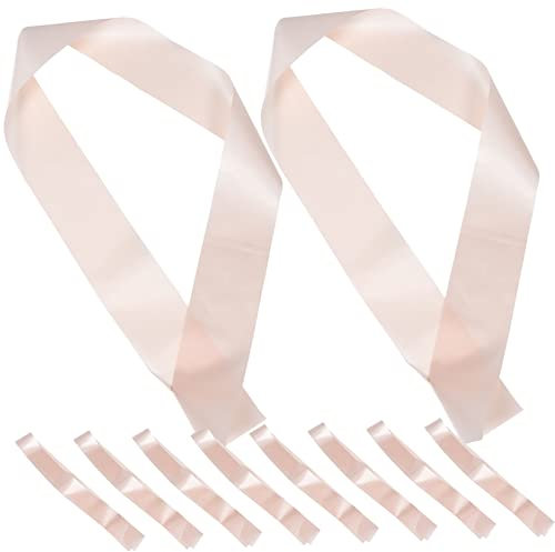 LIFKOME 10stücke Schärpen Für Festzüge Blanko-schärpen Aus Satin Zum Selbermachen Für Damen Diy Schärpen Für Brautpartys Junggesellenabschiede Und Abschlussbälle Langlebig Und Reißfest