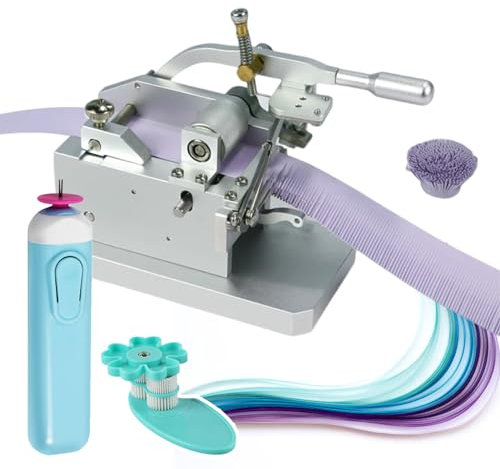 Manuelle DIY-Papier-Quilling-Maschine, Breite 0,3–4 mm, verstellbar, Papier-Quilling-Hilfsset mit Diy-Roller-Quilting-Werkzeugen und Papier-Quilling-Stift, Papier-Kunst-Quasten-Papierroll-Set