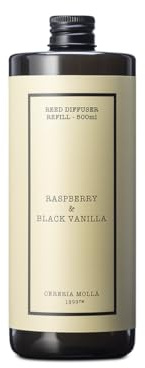 CERERÍA MOLLA 1899 | Recambio Mikado XL Raspberry & Black Vanilla | Ambientador de Hogar | Difusor de Varillas | Perfume para Hogar | 500 ml