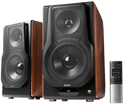 Edifier S3000MKll Haut-parleurs actifs audiophiles sans fil Bluetooth 5.0 aptX avec tweeter à membrane planaire, audio haute résolution et woofers de 16,5 cm