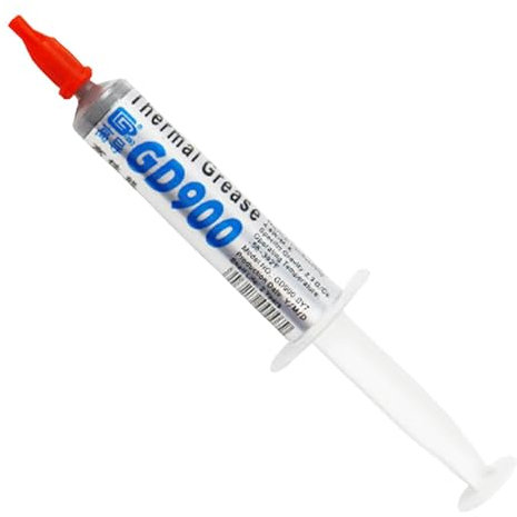 Pasta de disipador de calor de alto rendimiento: CPU GD900 de alto rendimiento, GPU Thermal Cooling Paste Grease Compound | Muy alta conductividad térmica, larga duración, uso seguro, no conductivo