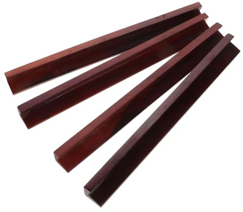 Cabilock 4 Stück Holz-Mahjong-Fliesenschieber Majiang-Fliesenständer Und -Schieber Zum Spielen des Amerikanischen Mahjong-Spiels Domino-Organizer-Tabletts