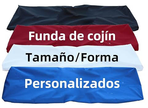 Federe Personalizzate per Cuscini con Cerniera per Interno/Esterno, Taglio su Misura, Rivestimento Impermeabile per Cuscino di Ricambio, Fodera Protettiva Antiscivolo per Sedile di Divano, Poltrona