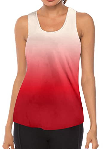 Camiseta deportiva para mujer, fitness, cómoda, tenis, camiseta deportiva, camiseta deportiva, sin mangas, camiseta de entrenamiento, camiseta deportiva, transpirable, running, camiseta de yoga