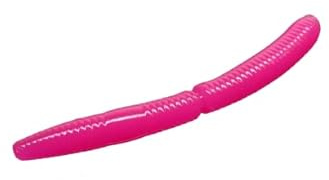 pro-bite Libra Lures Fatty D`Worm 75mm | Forellenköder Supersoft | Inhalt: 8 Stück | Aroma: Käse (019 / Hot Pink Limited)