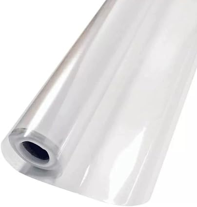 jiingekk Adesivo da parete, adesivo statico rimovibile in carta trasparente elettrostatica da parete, rotolo di pellicola protettiva in PET per cucina e ufficio, 60 cm, 300 cm