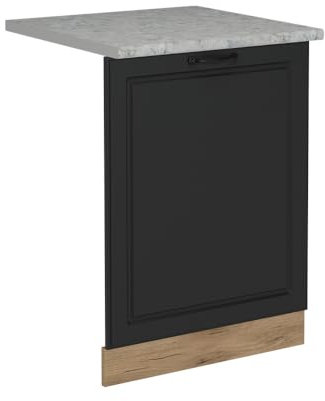 Vicco Pannello frontale della lavastoviglie R-Line, Antracite casa di campagna, 60 cm, PL Marmo