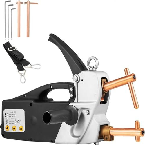 Electric Spot Welder, 230V Double Side, 3000A Portable Handheld Welding Gun for Mild Steel Spot Welding