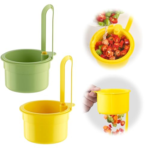 TYFYH 2 Stück Sieb für Spülbecken, Snap-Button Spülbecken Sieb Wasserhahn Hängend, Abnehmbare Silikon Waschbeckensieb, ohne Hände zu verschmieren, für Waschen/Organizer in Küche