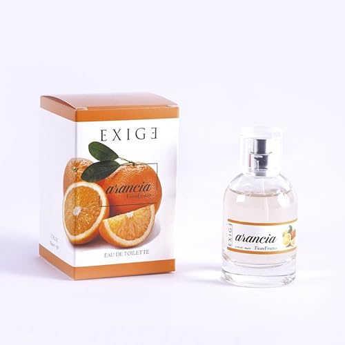 EXIGE - Linea FioreFrutto Profumi Naturali - Eau de Toilette da 50ml (Arancia)