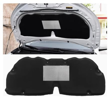 Hood soundproofing Cover Soundproof Mat Car Hood Insulation Pad for Toyota for Corolla E170 E180 for Altis 2014~2019 Engine Cover Liner Cotton Soundproof Heat Mat Engine Insulation Pad