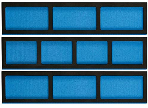 Draper 75048 Schubladeneinsatz aus EVA, 3-teiliges Set, Blau