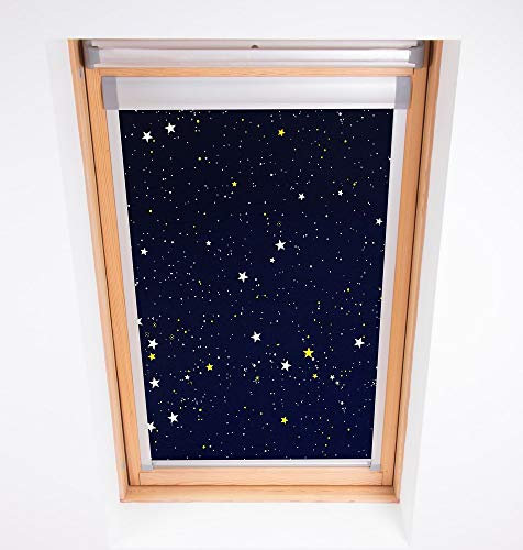 Bloc Blinds Lucernario per finestre da Tetto Fakro, Blackout, Cielo Notturno, 5(78/98)