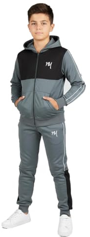 SKT Boys Tracksuit Hooded Hoodie Bottom Jogging Suit Joggers Kids Age MIANI7-13 Years