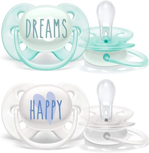 Philips Avent Chupete ultra suave/Doux, 0-6 meses, 4 piezas