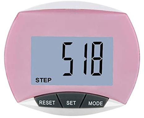 Garneck Elektronischer Schrittzähler Clip Kalorienzähler Senioren Schrittzähler Ohne App Tragbar Pedometer Für Damen Herren Kinder Walking Laufen Gehen