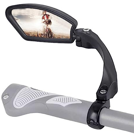 ZhuiKun Retroviseur pour Velo Réglable 360° Rotatif Miroirs de Vélo, Retroviseur Trotinette Electrique, Retroviseur Velo Guidon pour VTT