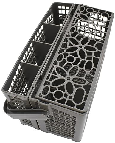 Universal Dishwasher Silverware Replacement Cutlery Basket-2 in 1 Utelsil Basket Utnsil Basket with a Handle-Universal