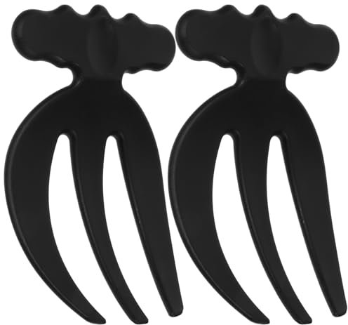 Cabilock 2pcs Ergonomic Salad Hands Claws Reusable Mixing Forks for Fruit Vegetable Serving for Kitchen Parties Weddings Easy to Clean Design