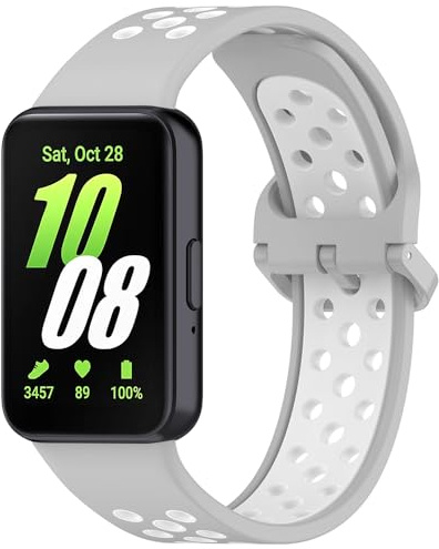 Breathable Ersatzarmband für Samsung Galaxy Fit 3, Sport Armband Uhrenarmband, Silikon Armbänder für Samsung Galaxy Fit 3