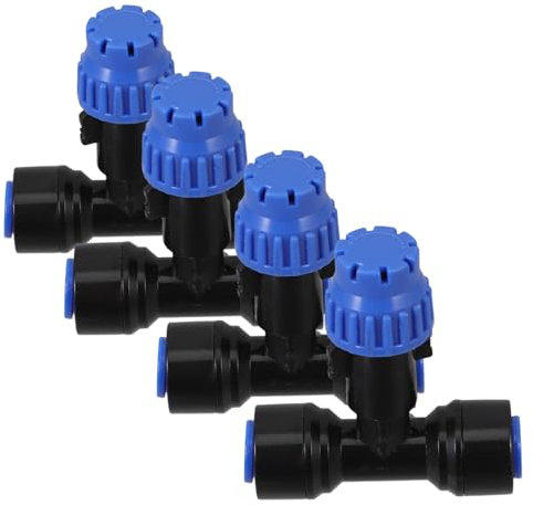 SEWOART Raccordi per Tubi Flessibili per Irrigazione A Goccia Connettori in Plastica Piccoli per Sistemi di Irrigazione Giardino Connettori Rapidi di Ricambio per Tubi di Gocciolamento