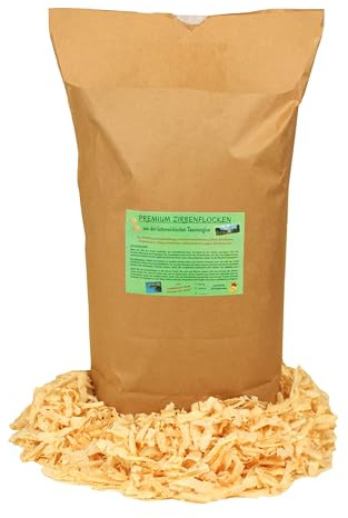 Fangomed Zirbenflocken, Zirbenspäne, Zirbenkissen Füllung, Zirbenholz zum Nachfüllen, aus Österreichs Tauern; (2.000 g)