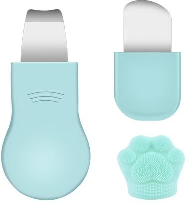 Sichy Blackhead Remover Tools, Silicone Face Scraper for Deep Cleansing, Dual-Head Skin Scrubber Face Spatula, Nose Blackhead Remover, Skin Care Tool for Women and Men