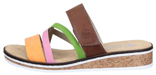 Rieker V3652, Sabot Mujer, Multicolor, 38 EU