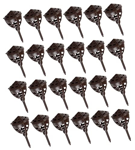 FUTUREORYY 100 pezzi Scatola Fertilizzante con per Bonsai e Piccole Piante Contenitore Riutilizzabile in Plastica per Giardinaggio Facile da Inserire per