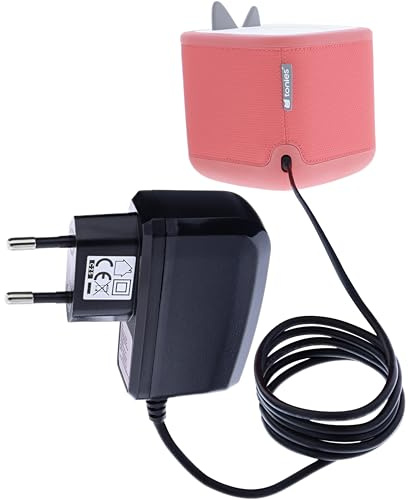 foto-kontor Ladekabel 115 cm kompatibel mit Toniebox 2 2025 Netzkabel lang Ersatzkabel Netzteil Stromkabel Ersatzkabel